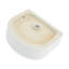Lavabo de salle de bain en céramique 16,07 "X 13,66" - Modern, White, Stain, Sophistication Bath Choice Choice