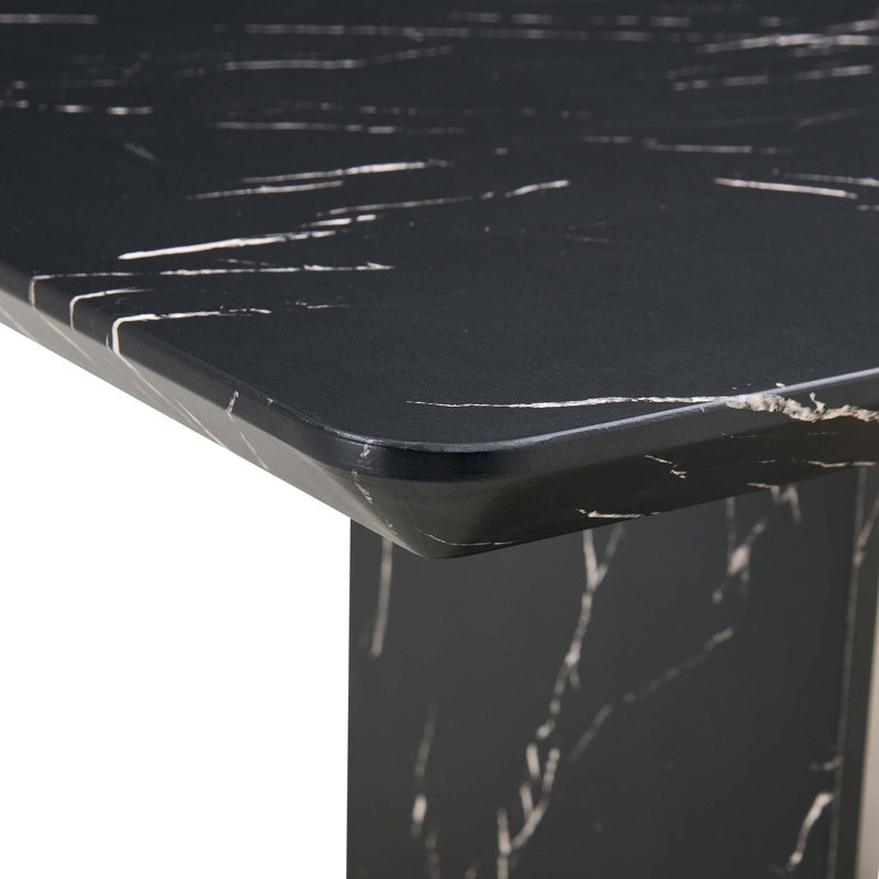 Ensemble de table et de chaises. Ensemble de salle à manger Marble, Blanc
