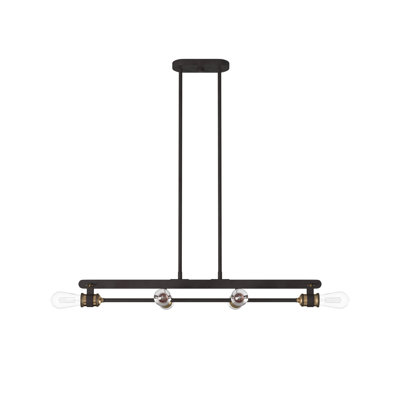 Luminaire suspendu 6 lumières pour îlot de cuisine