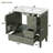 30" Bathroom Vanity Set with Three Drawers and Soft Close Doors-232243382