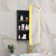 Gervon Rectangle Recessed or Surface Medicine Cabinet with Shelves and Mirror