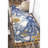 Thomas Paul Octopus Handmade Cotton Tasseled Blue/Orange Rug-1957496991