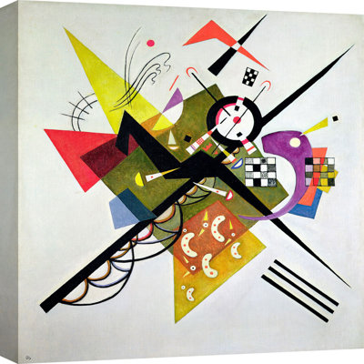 On White Ii by Wassily Kandinsky - Wrapped Canvas Print