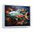 White Floater Framed