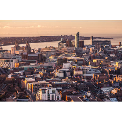 Liverpool City View - Wrapped Canvas Print