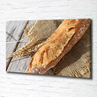 Fresh Baguette - Wrapped Canvas Print