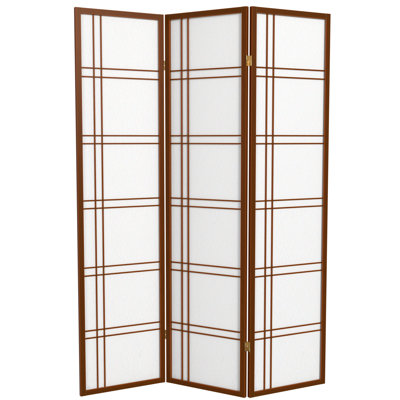Keitez 58.75" Tall Rice Paper Folding Room Divider