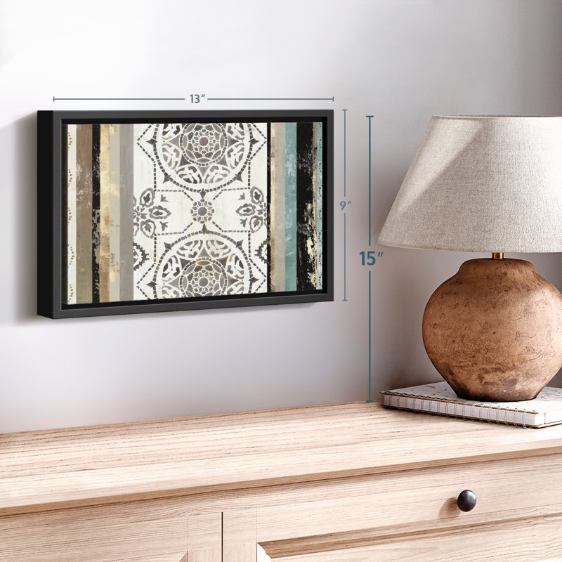 «Modernized I Wall Art», H 9 po x l 13 po