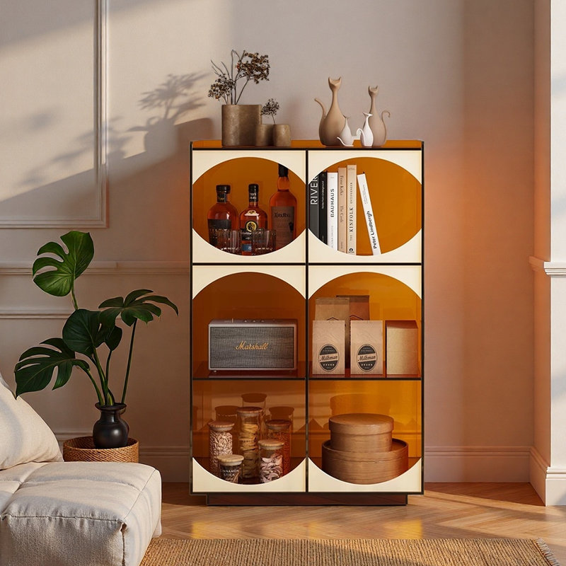 Bibliothèque de luxe en acrylique, Tanné