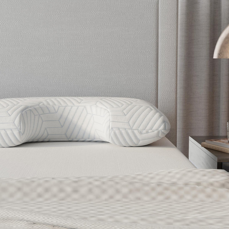 Frost Curve Pillow with Phase Change Cooling Cover