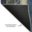 Tapis géométrique de qualité supérieure lavable à la machine Mayfield-874061690-874061694