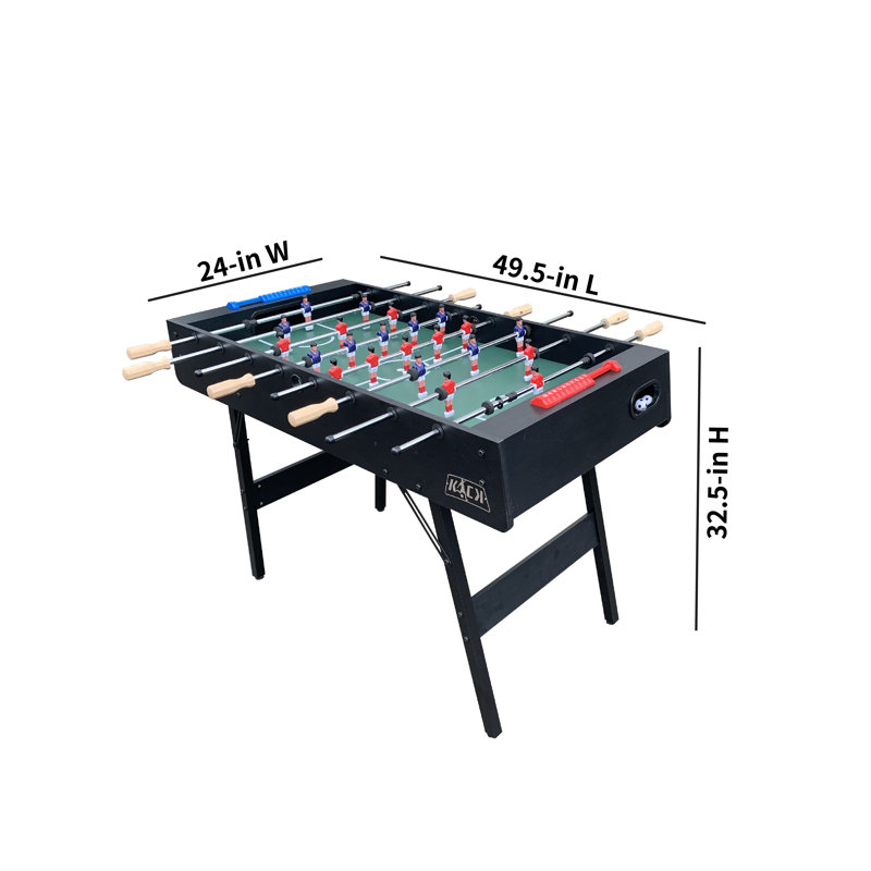 Table de soccer pliante KICK Arcadia, Noir