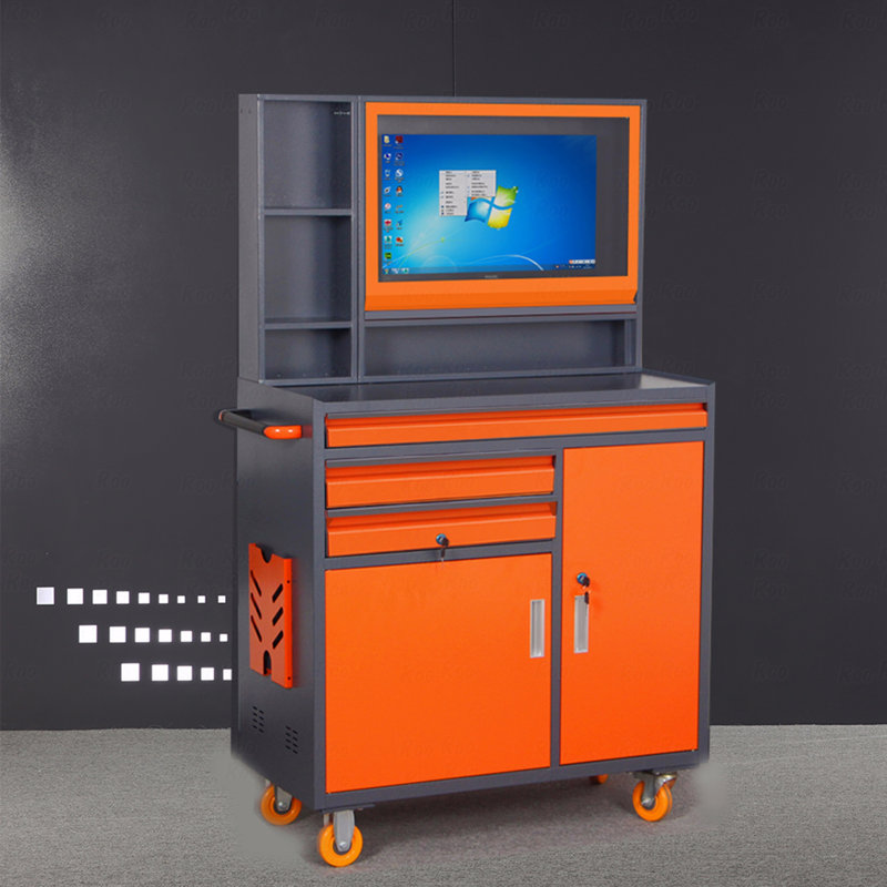 Le meuble d'ordinateur industriel peut être utilisé dans les ateliers de réparation automobile et autres studios qui ont besoin d'ordinateurs