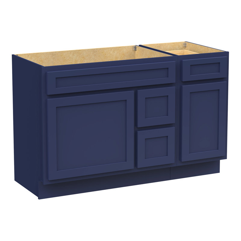 51'' Single Bathroom Vanity Base Only, Blue