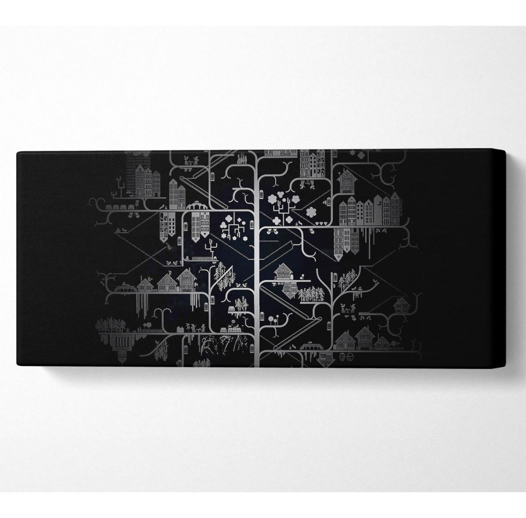 Relativität - Kunstdrucke auf Leinwand - Wrapped Canvas