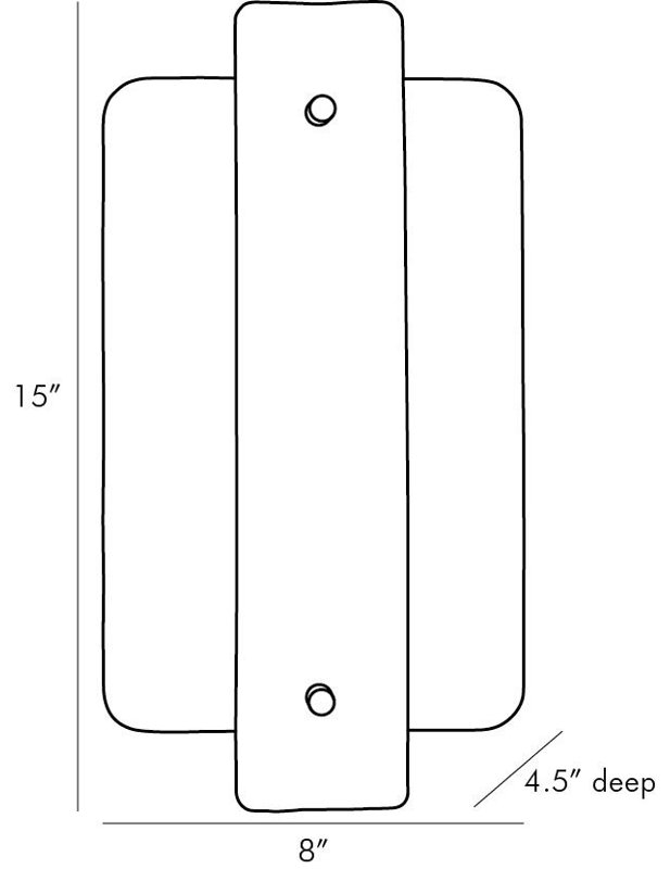 Uriah 2 - Light Flush Mounted Sconce