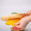 Tiny Dining - Divided Bamboo Suction Plate-121835437
