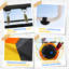 Fer de 54 po, polyéthylène, polypropylène, PVC mini trampoline orange et jaune