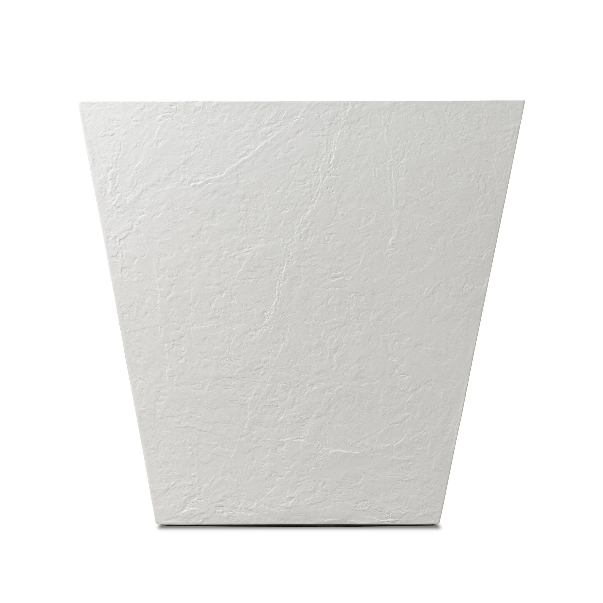 Nael Planter Box, 28" H x 28" W x 28" D, Textured White Concrete