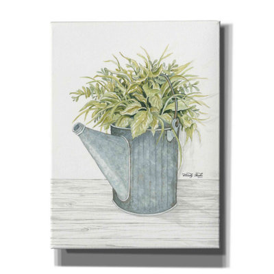 «Galvanized Watering Can» par Cindy Jacobs, impression sur toile tendue
