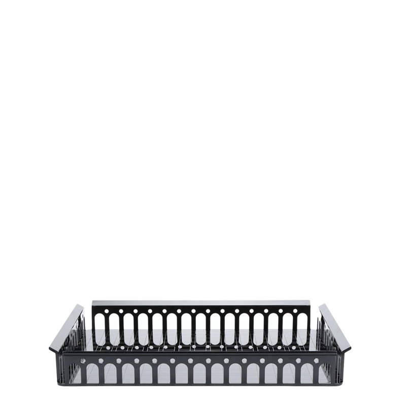 Piazza Plastic / Acrylic Tray, Black
