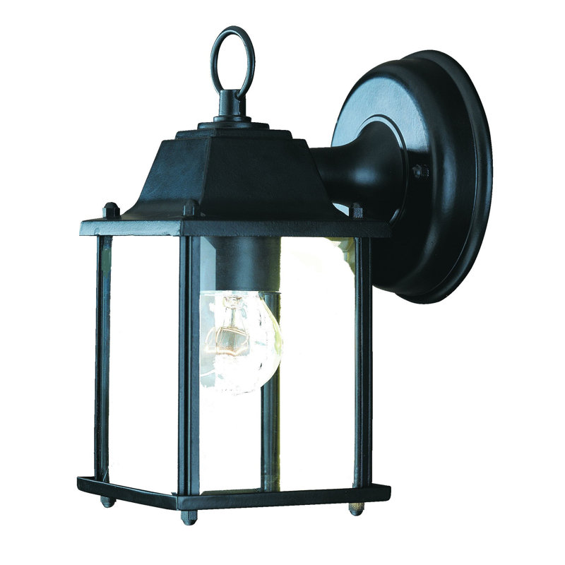 Lanterne murale suspendue en verre, Blanc