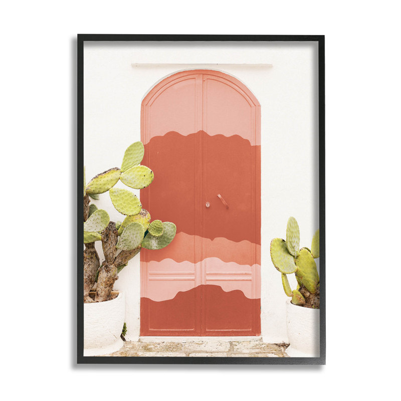 Art contemporain de giclée de cactus contemporain par Leah Straatsma, H 30 po x l 24 po x P 1,5 po