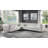 Atronia Beige Fabric Sectional Sofa W/4 Pillows