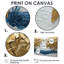 Corneshia, aqua doré sur la plage II - palmiers et palmiers, art mural-49748406-49748403-49748408