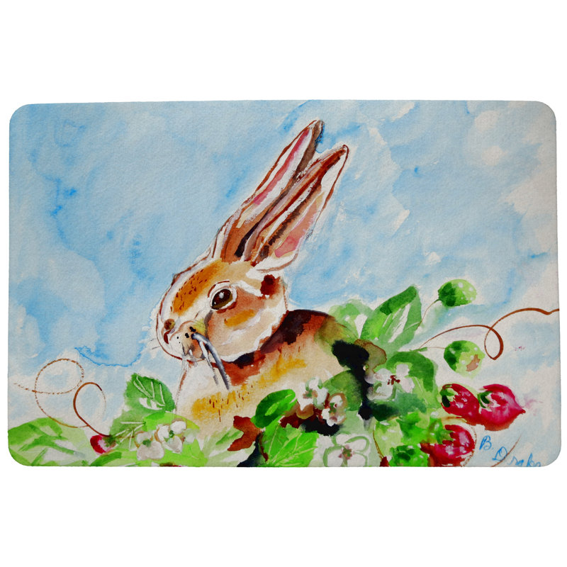 Tapis d'intérieur / extérieur antidérapant Deveraux, Rectangle 2 pi 6 po x 4 pi 2 po