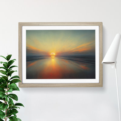 Serene Sunrise - Framed Print