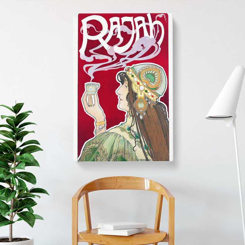 Rajah by Henri Privat-Livemont - Wrapped Canvas Painting, 60cm H x 40cm W x 3cm D