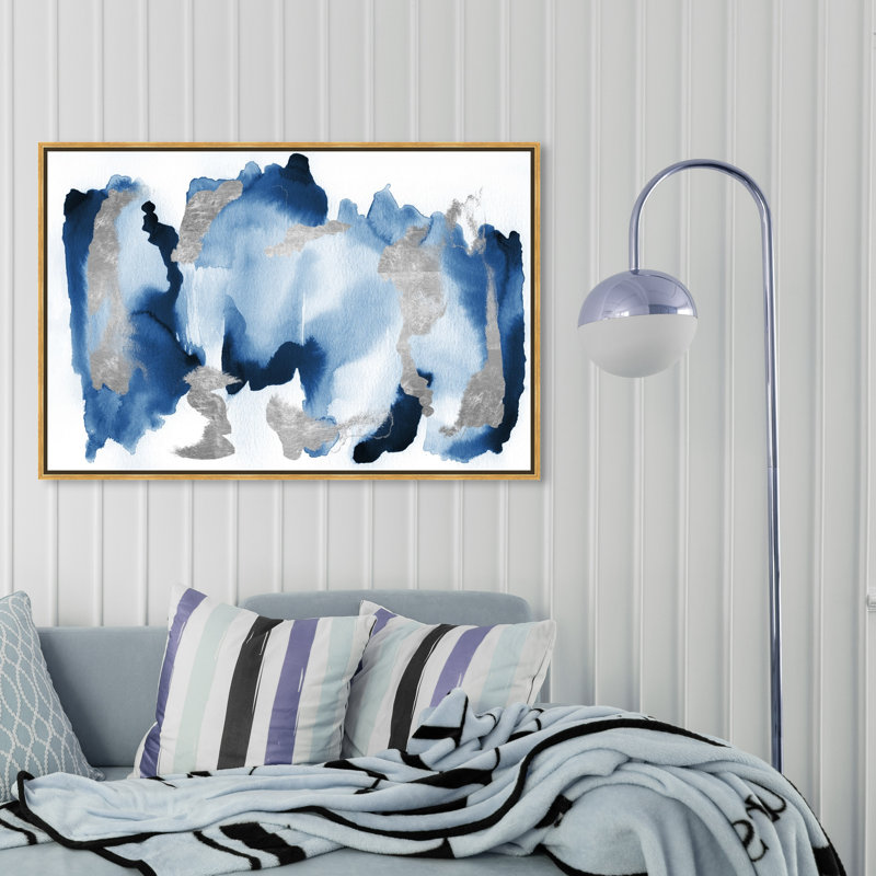 In Too Deep - Peinture sur toile, Or, H 10 po x l 15 po