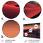 Orange, désert du Sahara, dunes de sable II - art mural en métal Désert-388633352