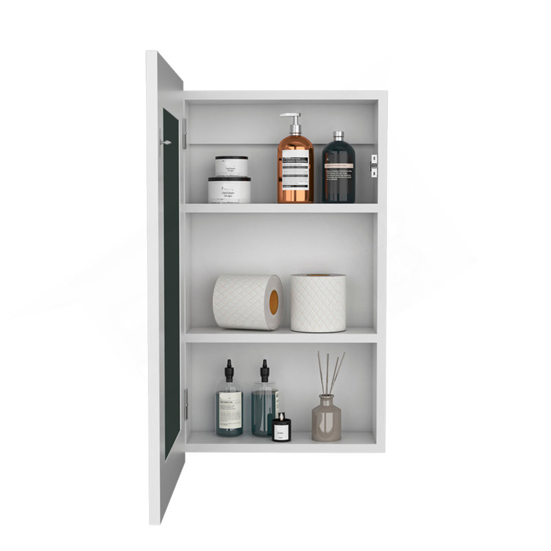 Medicine Cabinet Sanford, Bathroom, White, White