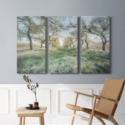 Charmante humeur printanière - ensemble de 3 photographies sur toile tendue