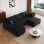 Canapé modulaire en velours côtelé 95 po Compression Cloud