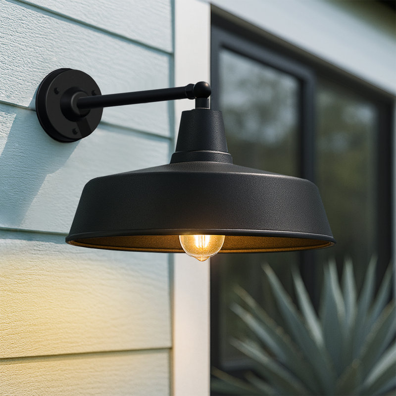 Luminaire de grange, H 11,6 po x l 18 po x P 25 po