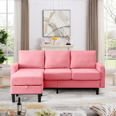 Elvedin Upholstered 74.8'' Sofa & Chaise