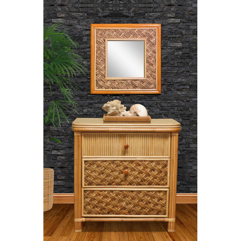 Cadre de miroir moyen Shiremanstown, 24 po x 22,5 po