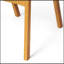 Ensemble de 2 chaises de salle à manger belfast, structure en teck avec revêtement en tissu beige pour plus de confort et de style