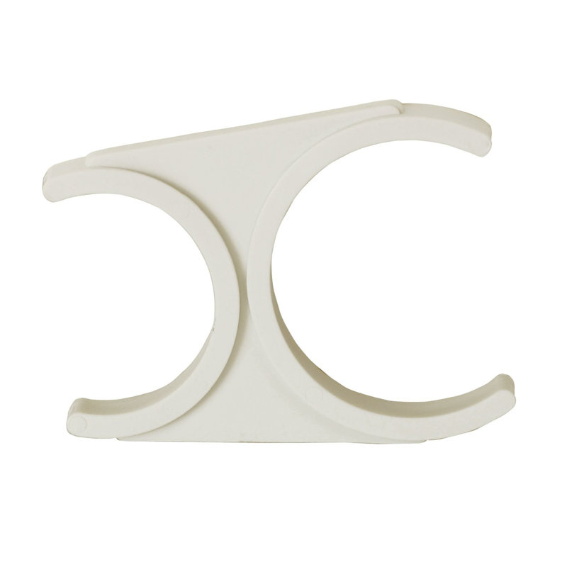 Double pince de 2,5 po x 2 po APEC Water Systems pour contenir un boîtier de membrane en osmose inverse et un boîtier de filtre 5-TCR d'une seule pièce (CLIP2-5X2)