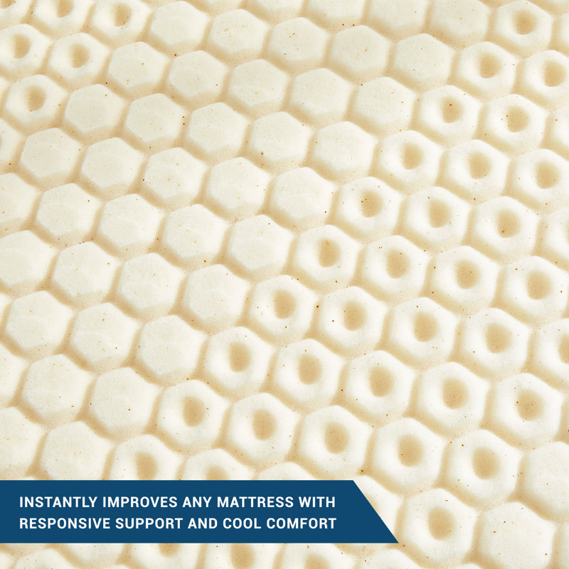CopperWELL Cooling Gel Twin XL Memory Foam Mattress Topper