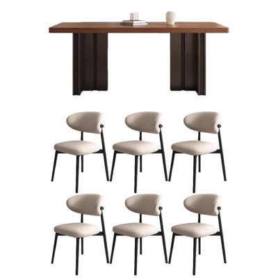 Table de salle à manger rectangulaire
