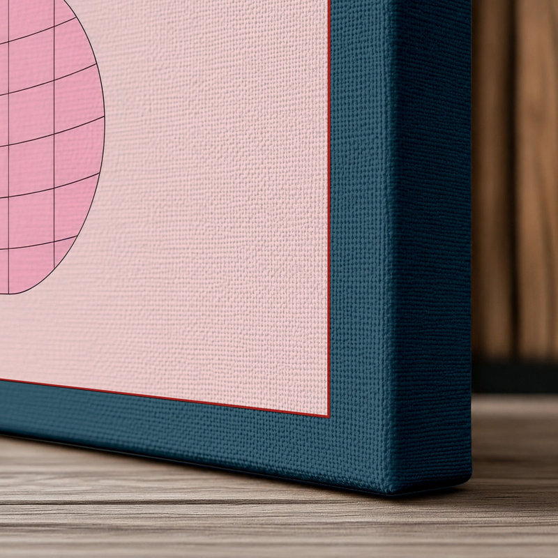 Print, 36x24 - 91.4 x 61.0 cm, Teal Border