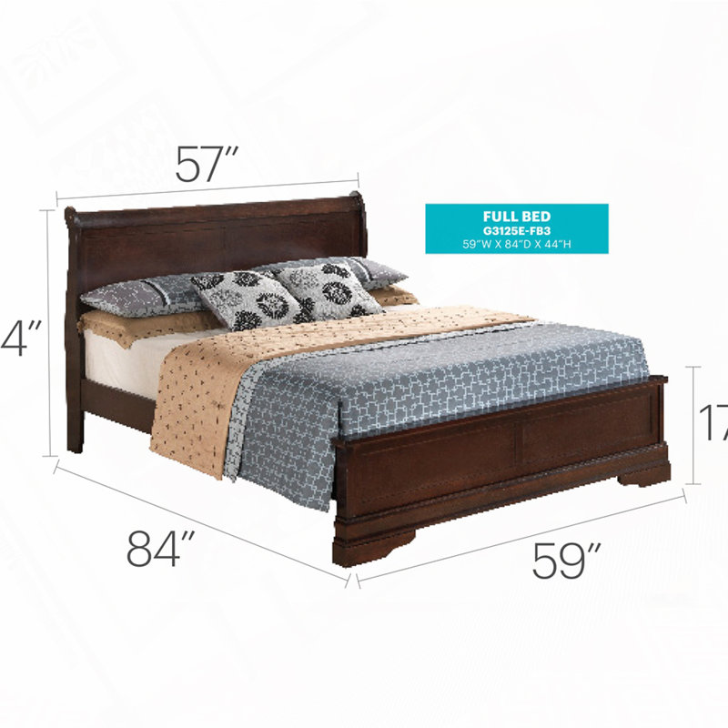 Wooden Panel Bed Frame