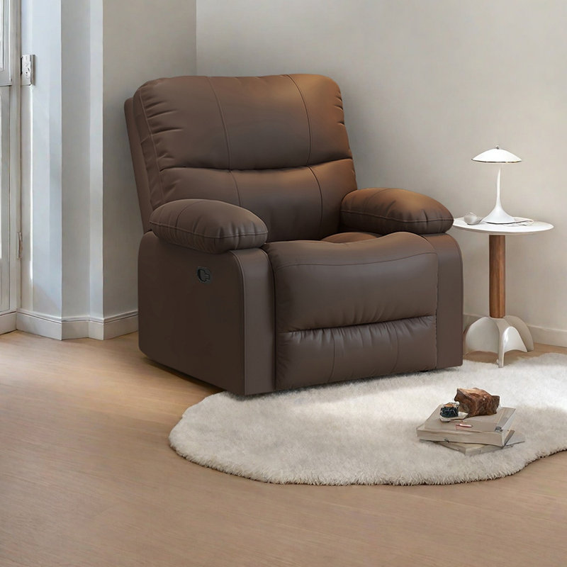 Fauteuil inclinable luxueux avec angles réglables Luxe, Brun