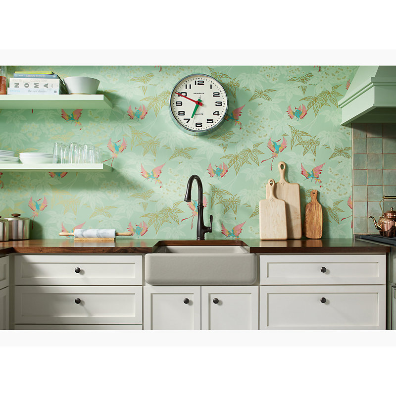 Whitehaven Self-Trimming 24" L x 22" W Farmhouse Kitchen Sink, Sandbar