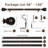 Danikah 1 Inch Curtain Rod Heavy Duty Adjustable Drapery Rods with Ball Finials-1403149578-1349093142