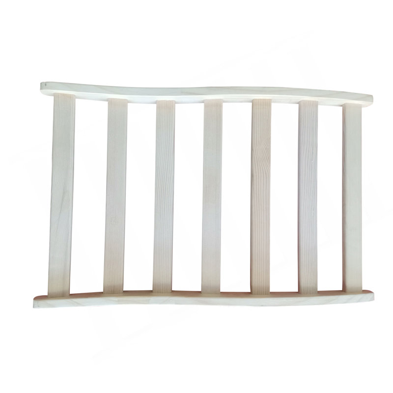 Hemlock Wide Flat Grid Sauna Room Backrest